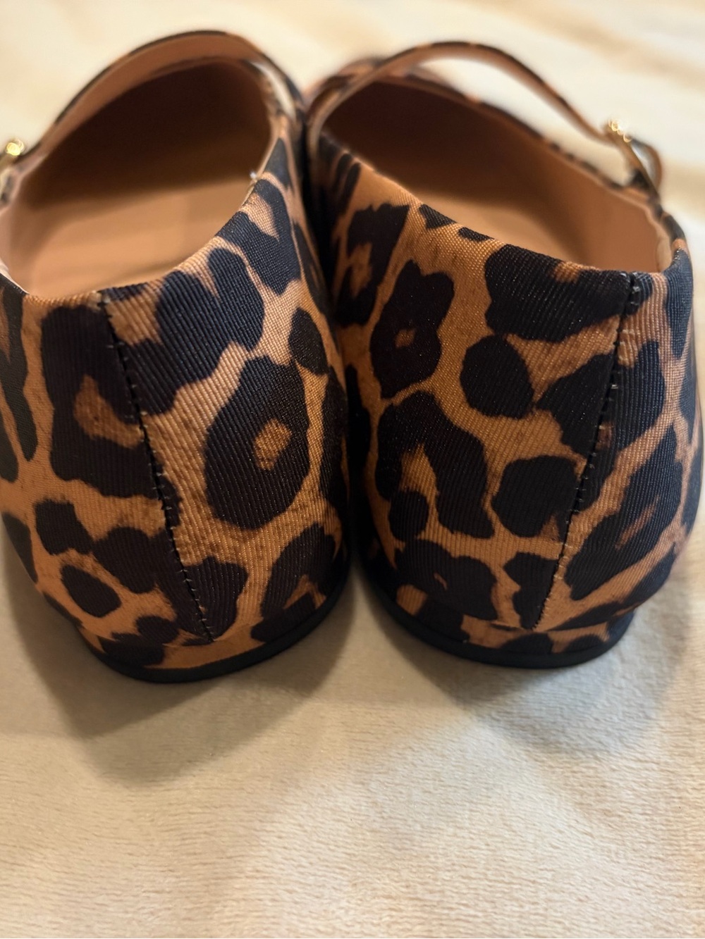 Franco Sarto Leopard-Print Mary Jane Flats ballet loafer 8 - Picture 4 of 8